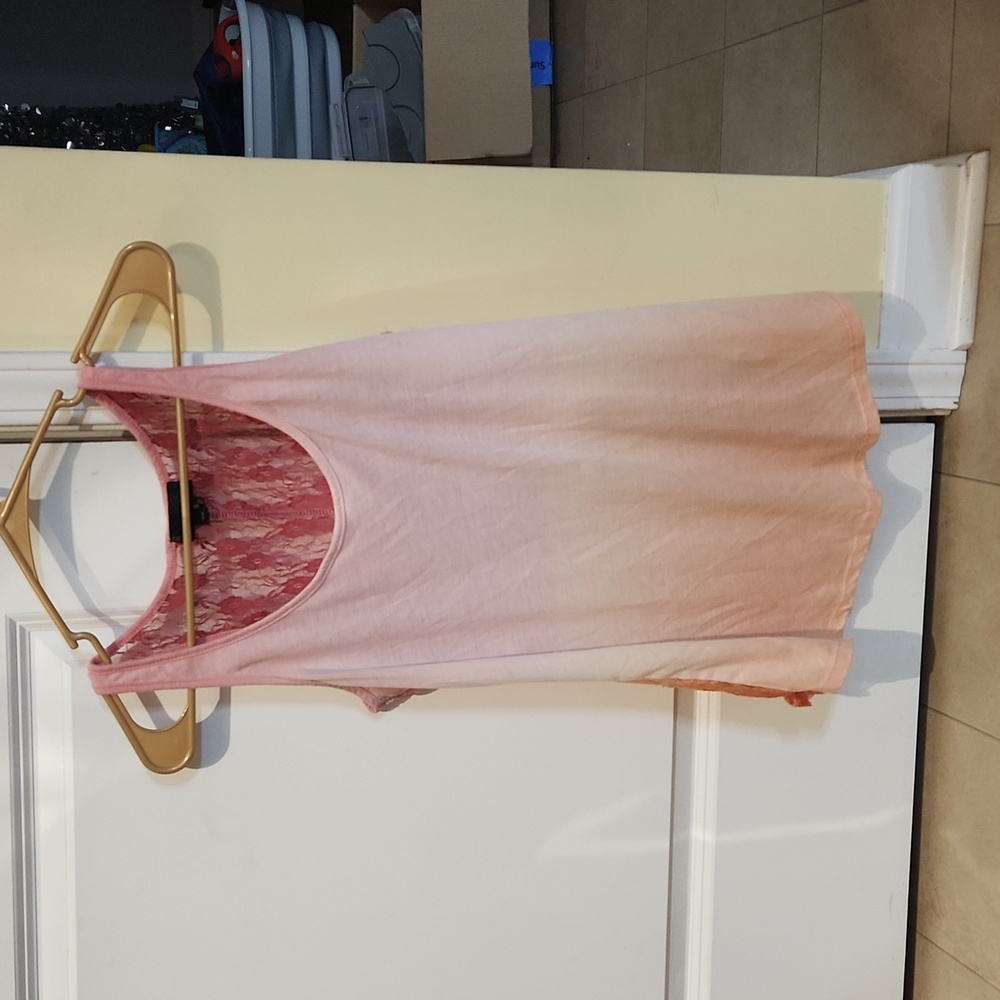 Lace back tanks